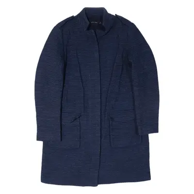 ZARA Basic Jacket Blue Womens M