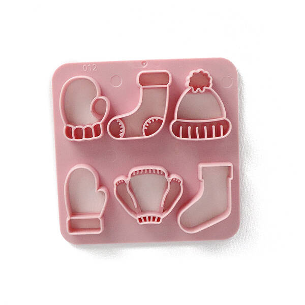 Christmas Theme ABS Plastic Plasticine Tools