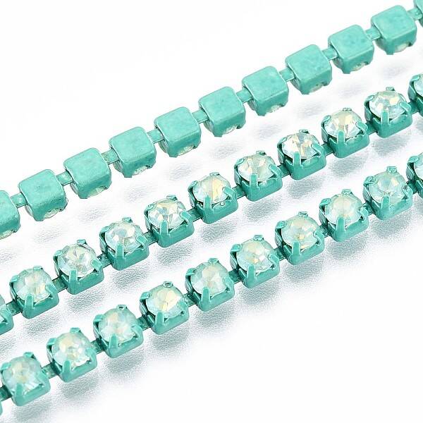 Iron Rhinestone Cup Chains