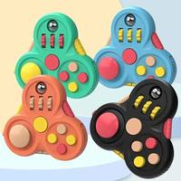 Creative Stress Relief Toy, 1 Count Colorful Fidget Cube Toy, Decompression Fingertip Game Toy, Fun Gift