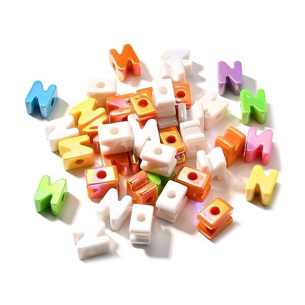 UV Plating Opaque Acrylic Beads