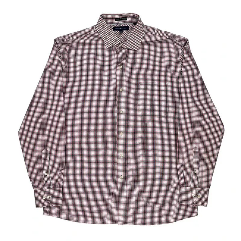 Checked Tommy Hilfiger Slim Fit Shirt - XL Multicoloured Cotton | Size: x-large