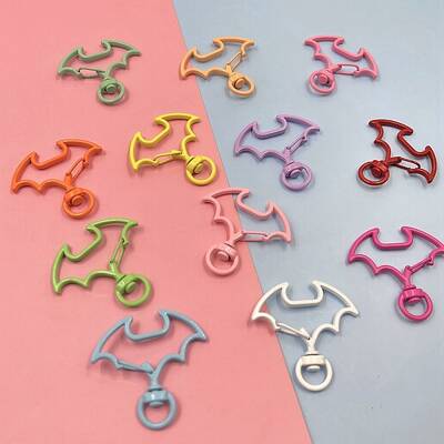 Spray Painted Alloy Swivel Lobster Claw Clasps