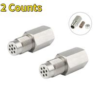Automotive Oxygen Sensor Adapter, Stainless Steel Oxygen Sensor Extension Connector, Car Fix Check Engine Repair Tool M18X1.5...