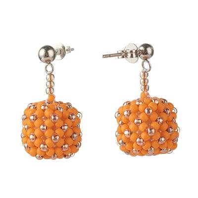 TOHO Japanese Seed Beads Dangle Stud Earrings