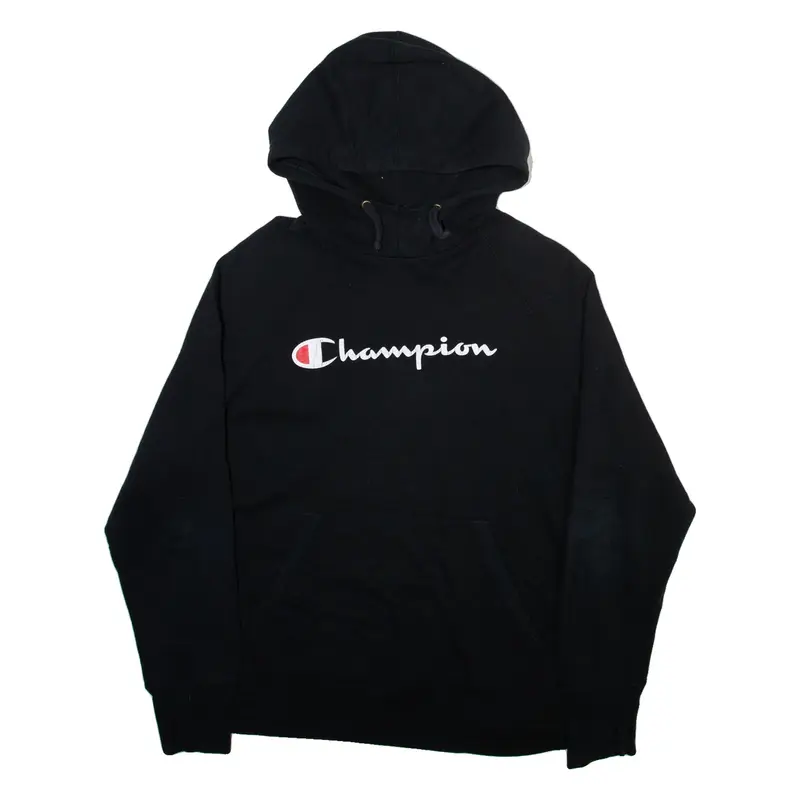 CHAMPION Womens Black Hoodie XL
