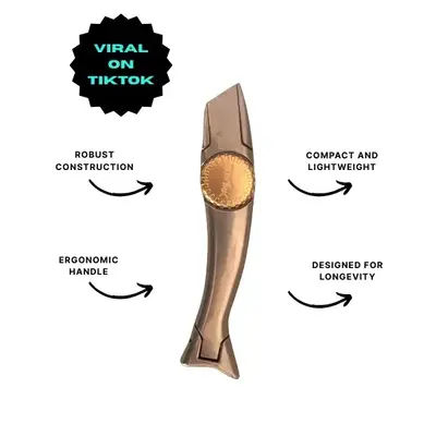 RazorX Heavy-Duty Roofing & Utility Knife, Roofing Tools, Roofing Utility Tool, Navajas para roofing Cutting everyday use Har...