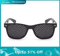 Anti-myopia Astigmatism Glasses With Holes Vision Correction Fatigue Pin Hole Glasses For Men Women Eyesight Improvement Natu...