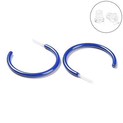 Hypoallergenic Bioceramics Zirconia Ceramic Ring Stud Earrings
