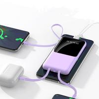 10000mAh Portable Power Bank, USB Rechargeable Power Bank with LED Light, Portable Charger for iPhone 16/15/14/13 Samsung And...
