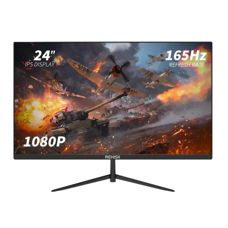 24'' 1080P 165Hz Gaming Monitor - IPS, HDMI VGA, VESA, FreeSync, Borderless, Speakers 165hz monitor #TikTokShopBacktoSchool