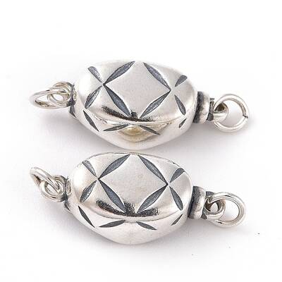 925 Sterling Silver Bayonet Clasps