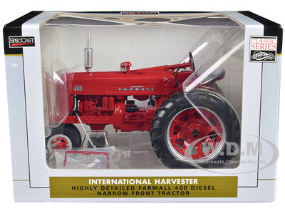 International Harvester Farmall 400 Diesel Narrow Front Tractor Red \