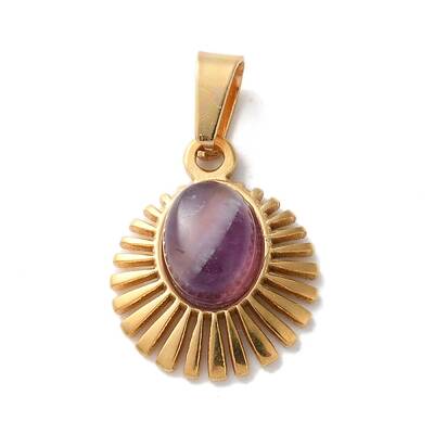 Natural Amethyst Pendants