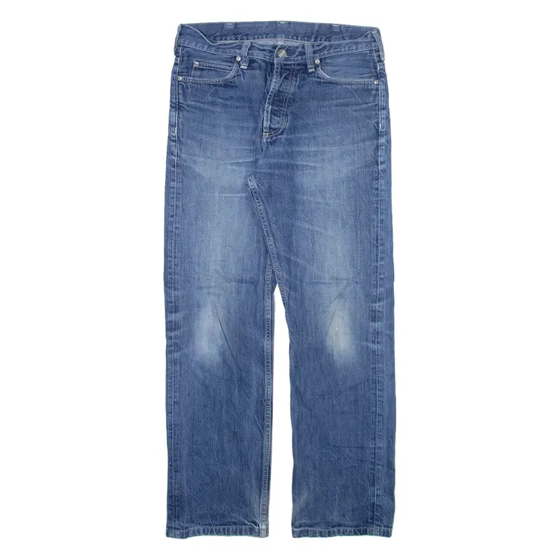 CARHARTT Texas Mens Jeans Blue Regular Straight Stone Wash W30 L28