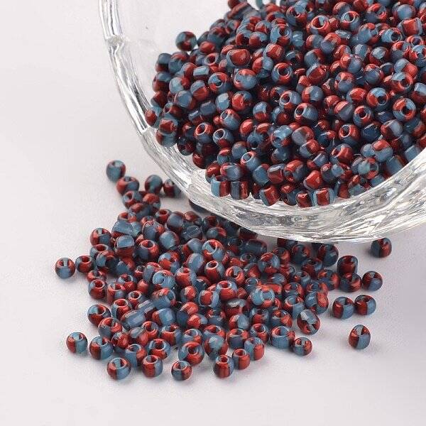 12/0 Opaque Colours Seep Glass Beads