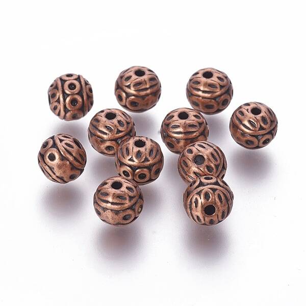 Tibetan Style Zinc Alloy Beads