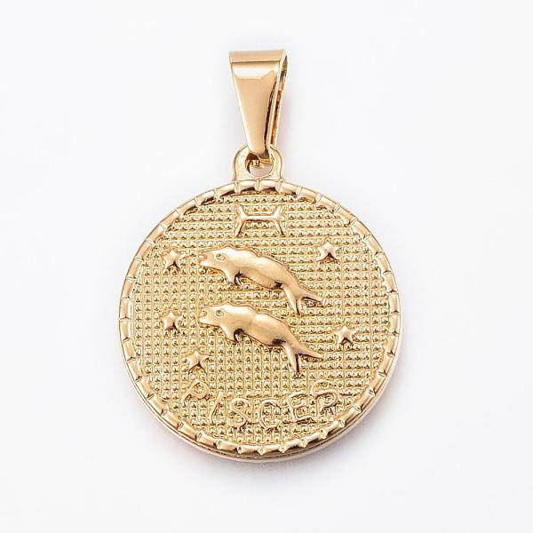 Real 18K Gold Plated 304 Stainless Steel Pendants