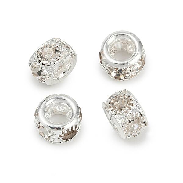 Brass Rhinestone Beads