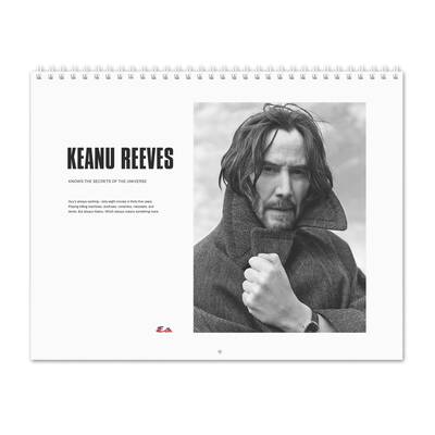 Keanu Reeves Vol.3 - 2024 Wall Calendar