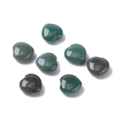 Natural Jade Heart Love Stone
