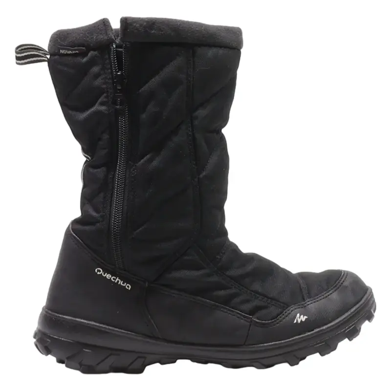 ESSENSOLE Snow Boots Black Synthetic Womens UK 5.5