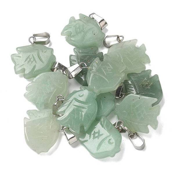Natural Green Aventurine Pendants