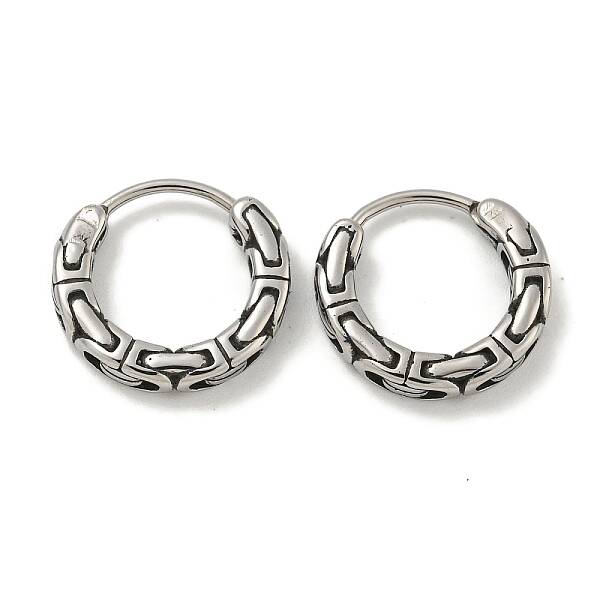 316 Surgical Stainless Steel Hoop Earrings