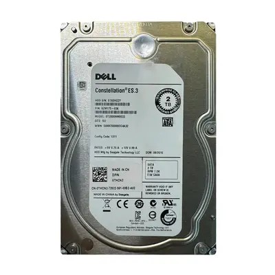 THCN2 Dell 2TB 6Gb/s SATA 7200 3.5-inch 128MB Hard Drive
