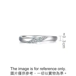 'Starry' 950 Platinum Ring
