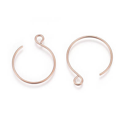 Ion Plating(IP) 304 Stainless Steel Earring Hooks