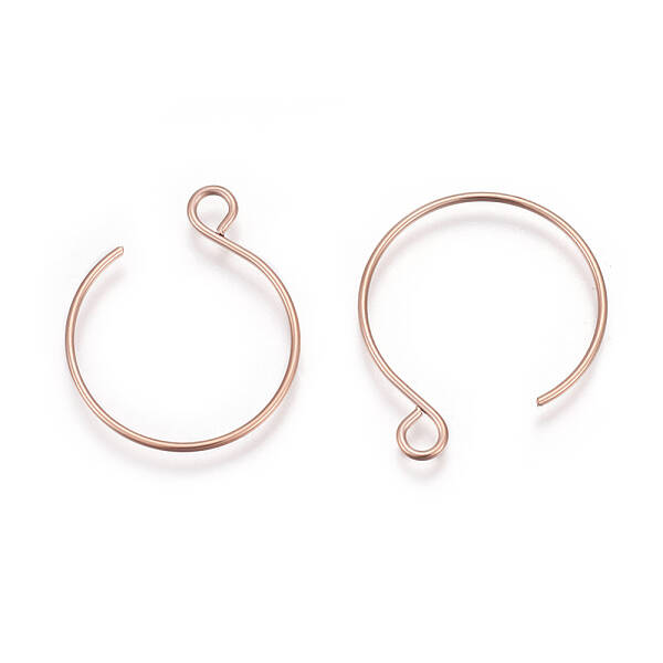 Ion Plating(IP) 304 Stainless Steel Earring Hooks