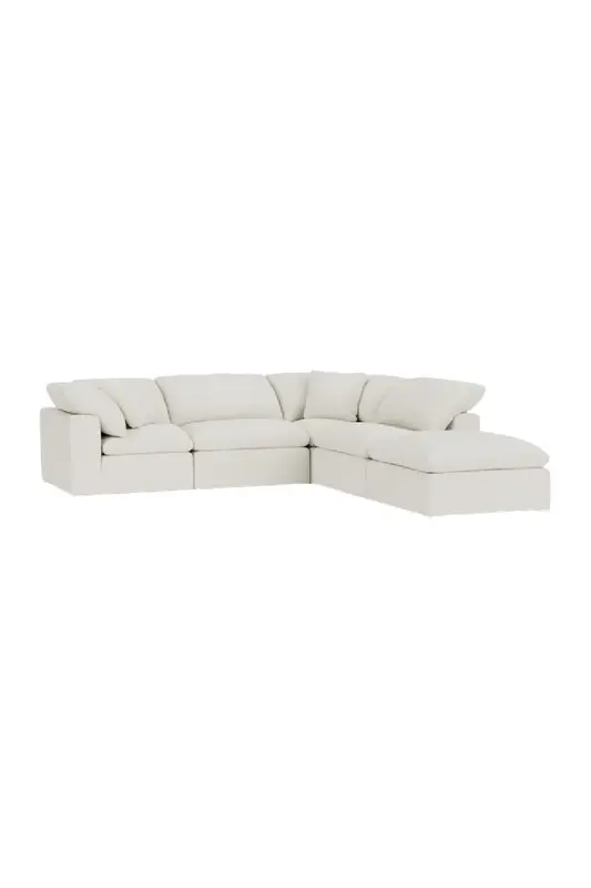 White Linen Modular Sofa Jnr | Andrew Martin Truman