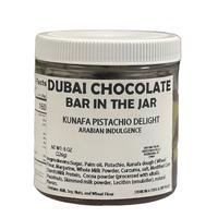 Dubai Chocolate Jar - Crunchy Creamy Pistachio Chocolate Treat, Kunafa Pistachio Chocolate Delight Spread (8 OZ / 226 g)