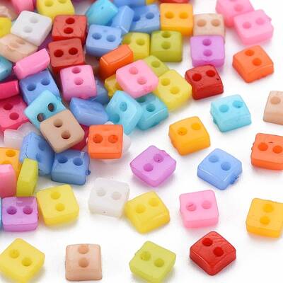 2-Hole Plastic Buttons