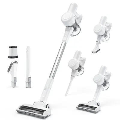 【Deal】Stick Cordless Vacuum Cleaner Electric Rechargeable Vac Handheld with LED, Up to 45 Minutes, Powerful Suction