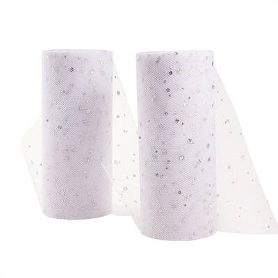 Glitter Sequin Deco Mesh Ribbons