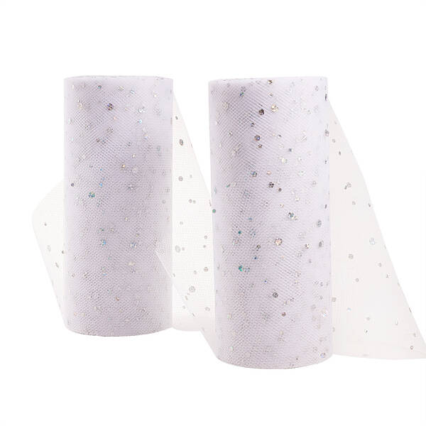 Glitter Sequin Deco Mesh Ribbons