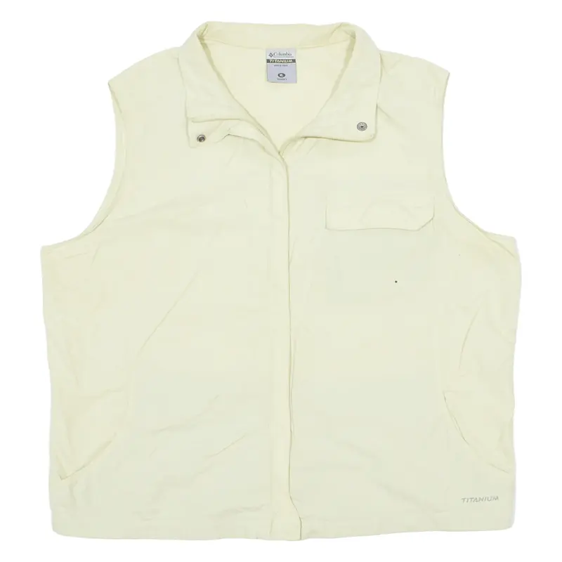 COLUMBIA Womens Gilet Cream XL