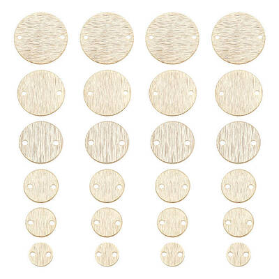 60Pcs 6 Styles Brass Connector Charms
