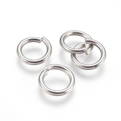 Tarnish Resistant 304 Stainless Steel Open Jump Rings