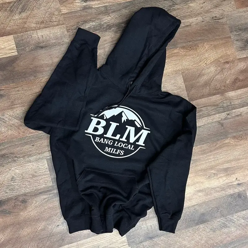 Local Milf Black Hoodie