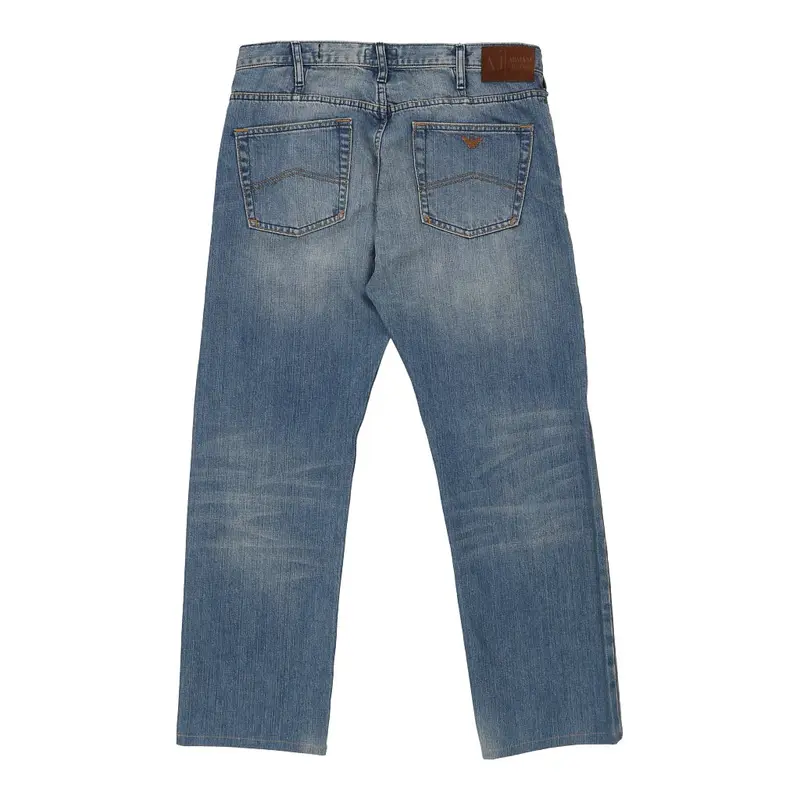 J21 Regular Fit Armani Jeans Jeans - 34W UK 14 Blue Cotton | Size: UK 14