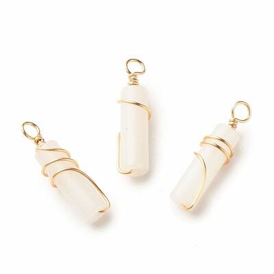 Natural White Jade Pendants