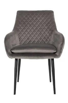 Stone Velvet Classic Armchair | OROA Chrissy