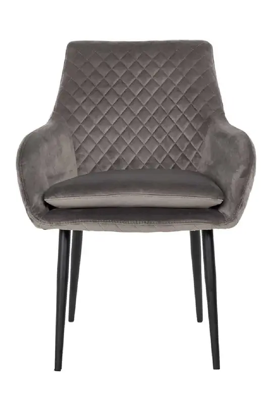 Stone Velvet Classic Armchair | OROA Chrissy