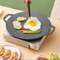 Grill Pan Non Stick Pan Barbecue Plate BBQ Portable Grill,Camping Korea Griddle Grill Pan Outdoor Camping BBQ Stove Roasting ...