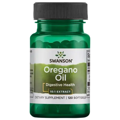 Swanson Oregano Oil 10:1 Extract 150 mg 120 Softgels for Digestive Health & Muscle Recovery US Healthcare Supplement