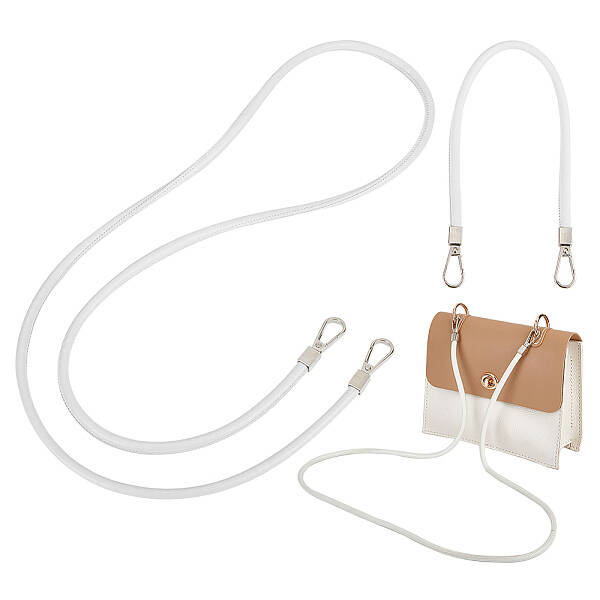 2Pcs 2 Style PU Leather Bag Handles