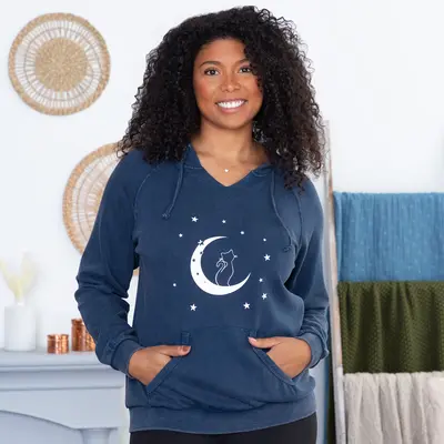 Pet & Moon Mineral Wash Hoodie - Dog - 3X